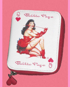 Bettie Page Hearts Wallet