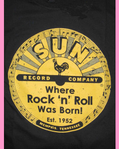 Large printed Sun Records logo on the front