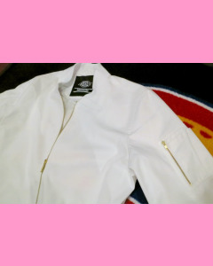 White Dickies Hughson Jacket