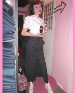 Black Dickies Salvisa Skirt