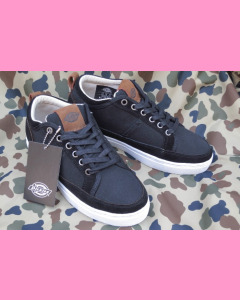 Black Dickies New Jersey Low Canvas Shoes