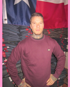 Maroon Dickies New Jersey Sweatshirt