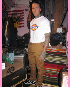 Brown Duck Dickies Slim Fit 872 Work Pants