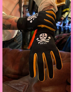 Lucky 13 Pirate Skull Gloves