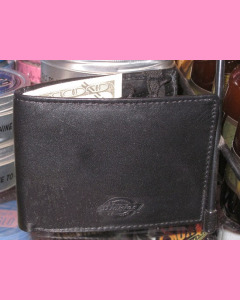 Dickies Wilburn Leather Wallet, Black